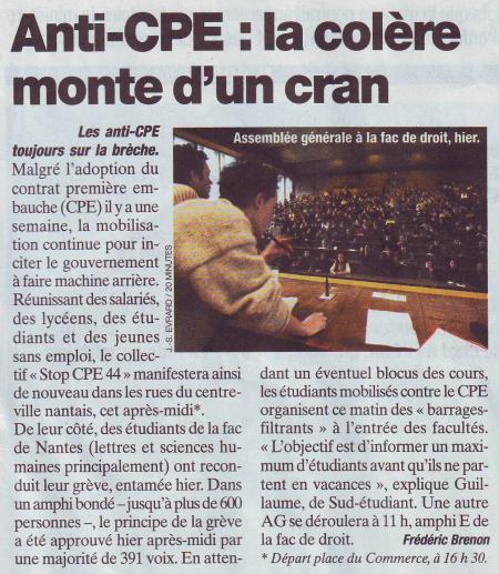 16 FEV NANT # Anti-CPE la colère monte d'un cran